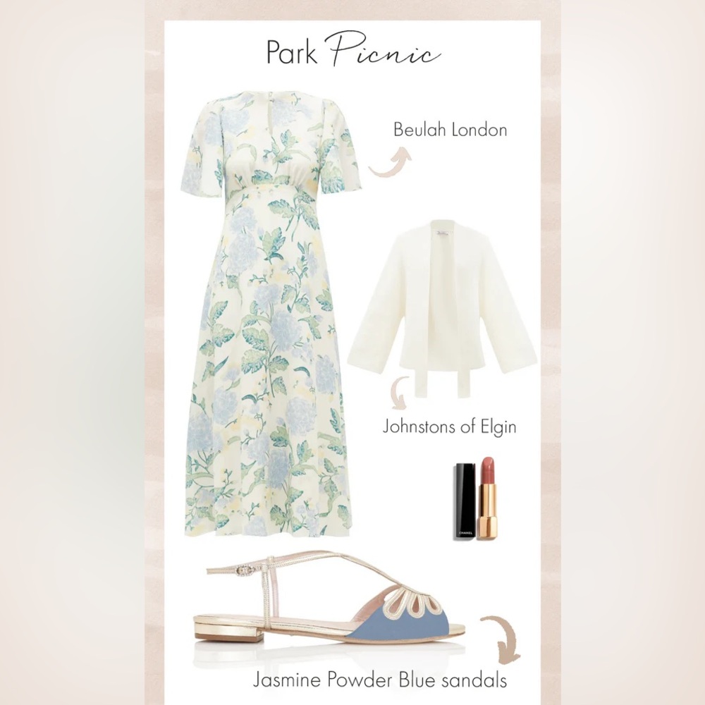 NWT silk Beulah London Gardenia dress. - Picture 6 of 6